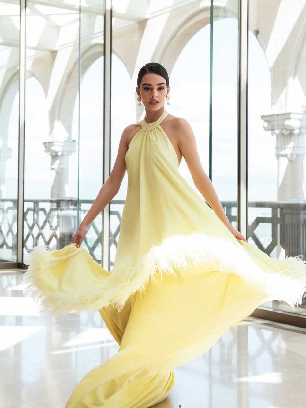 Matters Store Nia Butter Yellow Dress